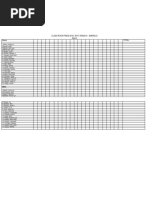 Class Room Fines 2018-2019 Grade 8 - Emerald March Name Total