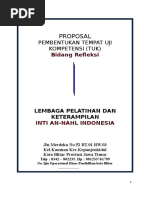 Contoh PROPOSAL CALON TUK Refleksi INTI Blitar Nov2015