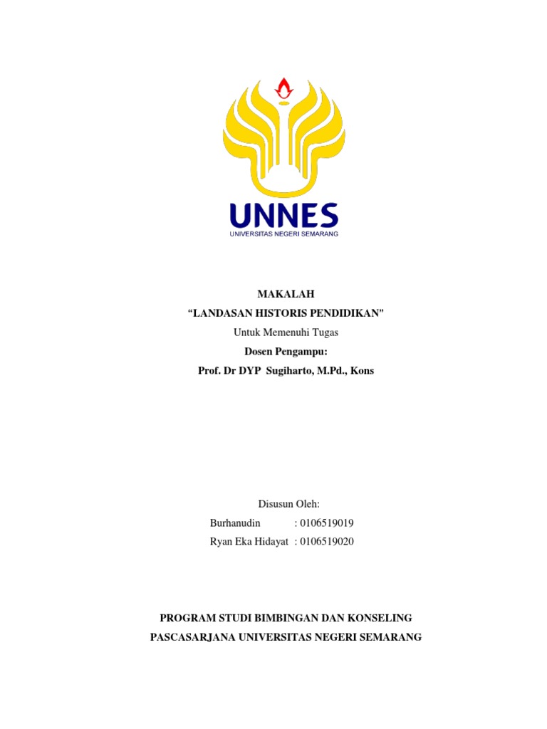 Makalah Landasan Historis Pendidikan