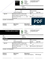 Form x4 Ijin & Sakit 2019
