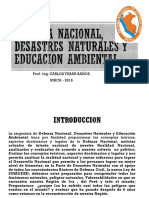 Defensa Nacional Desastres Naturales y Educacion Ambiental