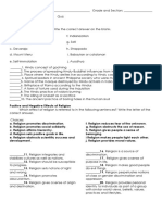 Introduction To World Religions Quiz Senior High Lesson 3