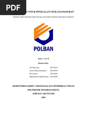 Bab 5 Penjualan Angsuran