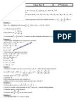 Série N°1 - Calcul Dans R - PDF
