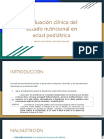 Evaluación Clínica Del Estado Nutricional en Edad Pediátrica