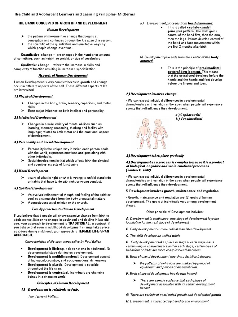 Child and Adolescent Learning Principles | PDF | Developmental ...