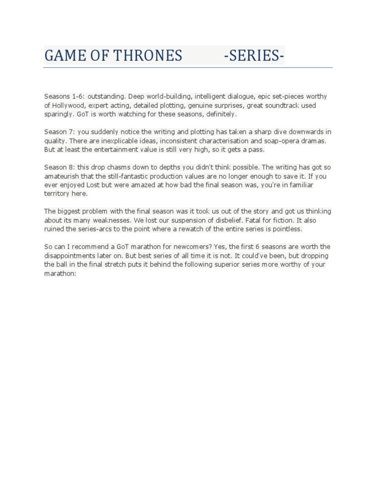 Game of Thrones PDF