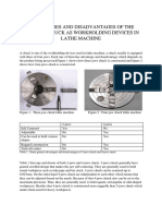 Advantages and Disadvantages of The Usage of Chuck As Workholding Devices in Lathe Machine