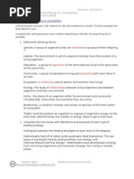 Download 51 Communities and Ecosystems WORD by Caitlin Barrett SN43236773 doc pdf