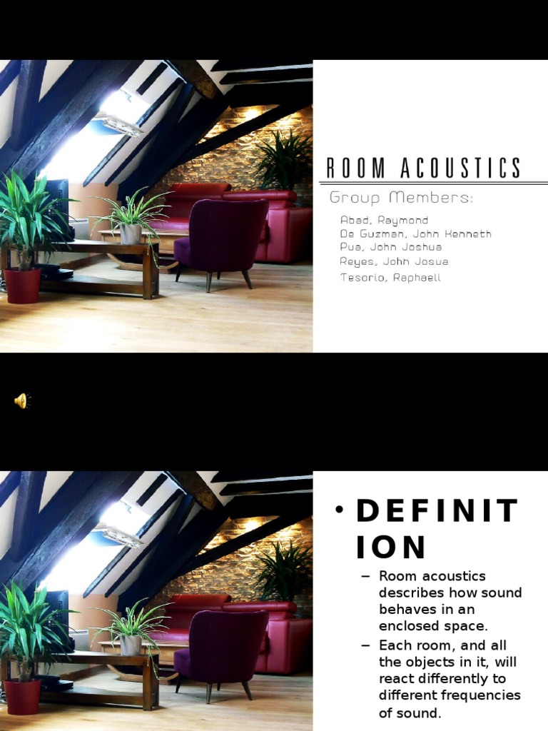 BU 3 Room and Auditorium Acoustics | PDF | Continuum Mechanics | Waves