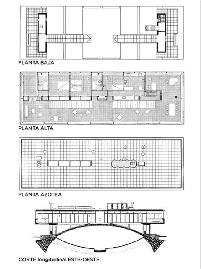 La Casa Del Puente Planos