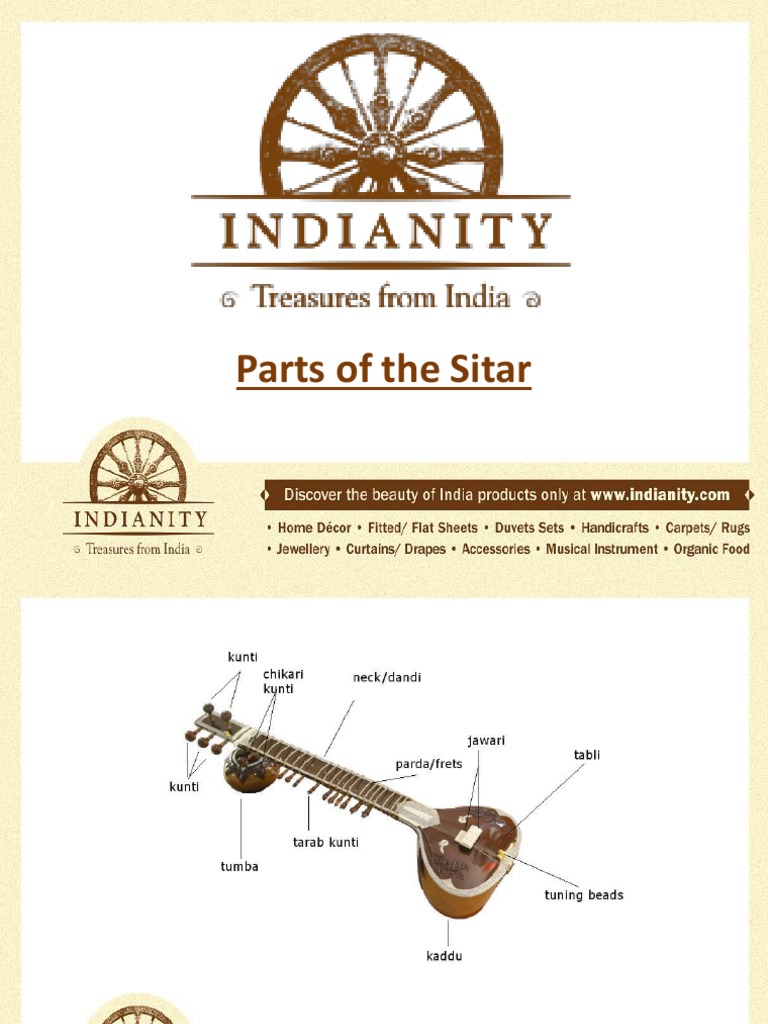 Parts of The Sitar PDF Necked Lutes Celtic Musical Instruments