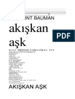 Zygmunt Bauman: Akışkan Aşk