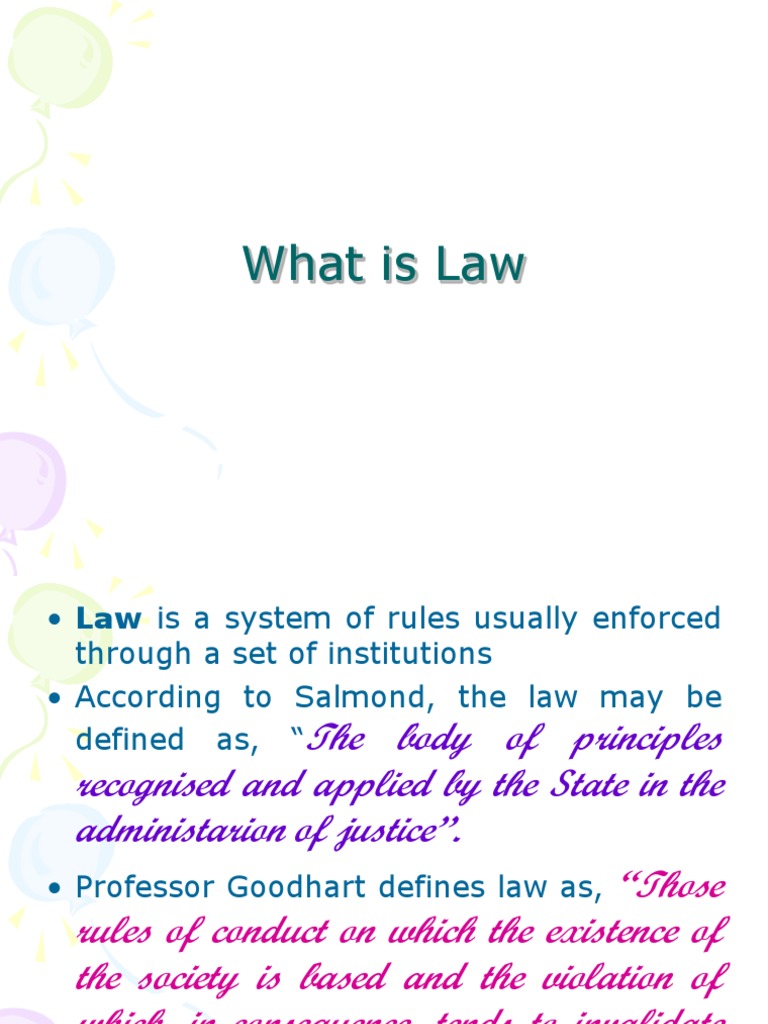 Part II What Is Law PDF Justice Crime & Violence