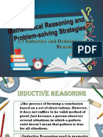 Mathematical Reasoning and Problem Solving Strategies