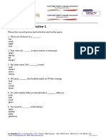 KET Vocabulary Practice 1 PDF