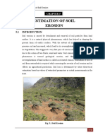 Estimation of Soil Erosion: Chapter-5