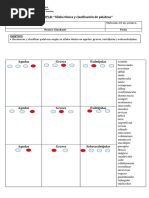 Guía Agudas, Graves, Esdrújulas y Sobresdrújulas.