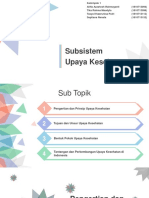 Subsistem Upaya Kesehatan