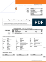 Resumo de extrato bancário consolidado com detalhes de movimentação e saldos