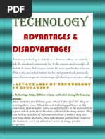 Technology: Advantages & Disadvantages