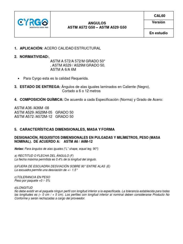 Ángulos de acero de alas iguales, usos y normas de fabricación