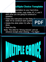Multiple Choice t Pl