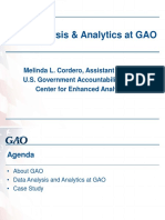 11-SAI USA Data Analysis Analytics at GAO