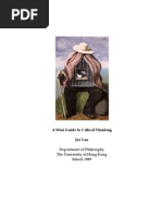 Download Critical Thinking Mini Guide by Joe Lau SN43238756 doc pdf