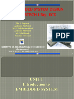 Embedded System Design Iv Btech I-R15-Ece
