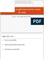 Curs7 - Crearea Procedurilor PDF