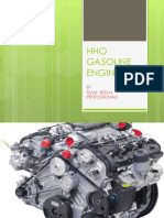 Hho Gasoline Engine