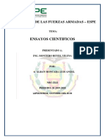 COE Informe de Un Ensayo Cientifico