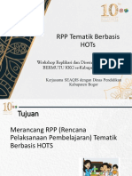 RPP Tematik Berbasis HOTS