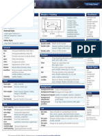 CSS2 Cheat Sheet