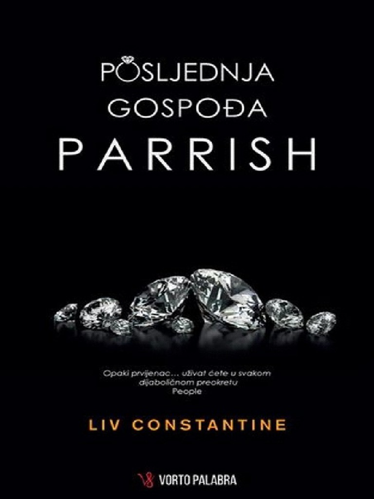 Liv Constantine Posljednja Gospođa Parrish