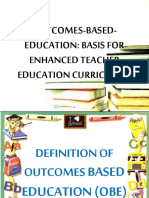 Outcomes-Based-Education: Basis For Enhanced Teacher Education Curriculum