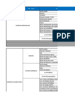 Programacion Centro Materno Arquitectura