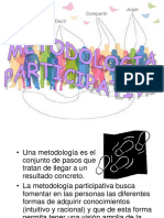 Metodología participativa para promover transformaciones sociales