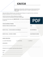PDF Formulario Para Atualizacao de Cadastro P B