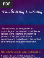 Facilitating Learning 1