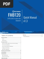 Quick Manual v1.3: GPRS/GNSS Tracker With Bluetooth