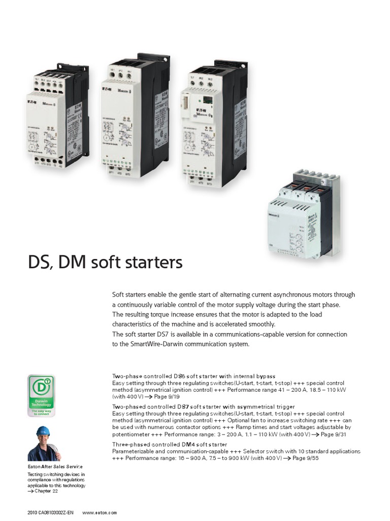 Arrancador Suave Eaton | PDF | Electric Motor | Alternating