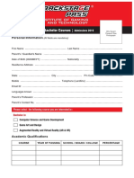 Application Bachelors 2019 PDF