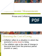 Macroeconomic Measurements: Prices and Inflation