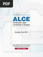 Alce 2011 Sample-test2