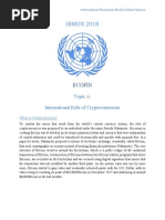 IBMUN 2018: Ecofin