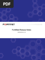 Fortiweb v6.2.0 Release Notes