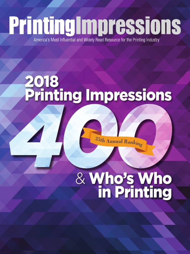 Printing Impressions 400 Ranking PDF Printing Publishing
