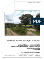 Laudo técnico de avaliação de imóvel rural de 6,05 ha em Agudos-SP
